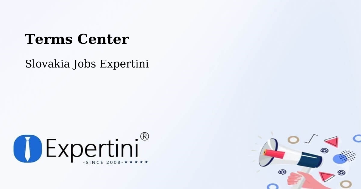 Terms of Service – Šahy - Slovakia Jobs Expertini